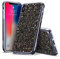 ESR iPhone XS Hülle, iPhone X Hülle [Kabelloses Aufladen Unterstützung], Luxus Glitzer Bling [Glänzende Mode] Designer Schutzhülle für iPhone XS/iPhoneX 5.8 Zoll (Schwarz)