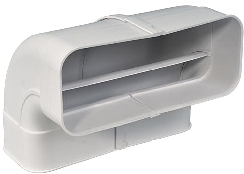 Airtec optimAIRo Flachkanal Abluftsystem Bogen 90° senkrecht 222 x 89 mm mit Muffen Beidseitig *562527
