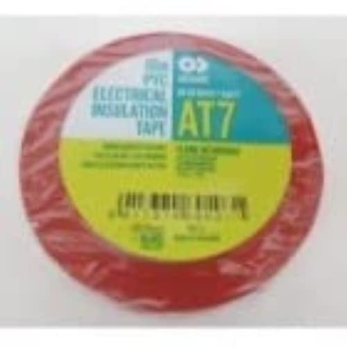 Bande électricien | Ruban Isolant | Ruban adhesif résistant | Adhesif Couleur | Isolation Ruban | Etanchéité | Ruban Adhesif de Reperage Rouge | 801111