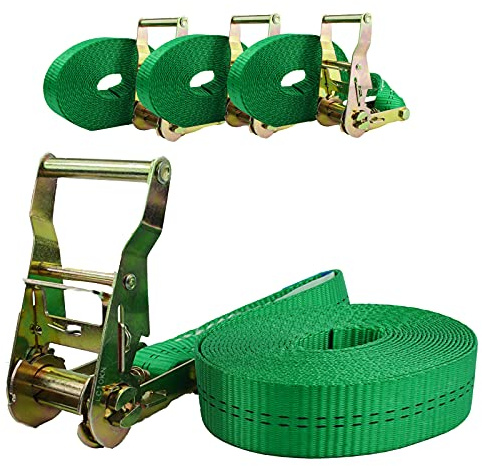 TRUTZHOLM 4X Profi Ratschen Spanngurt Spanngurte Zurrgurt 1-TLG 6m 2t 2to 2000kg TÜV/GS