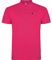 S&C - Polo Homme Manches Courtes 100% Coton Piqué, Coupe Classique, Casual, Couleur Unie, 3 Boutons, Conçu en Espagne, Regular Fit, Voir Guide, Fuchsia, XL