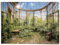 REINDERS Giant Poster XXL, Gartenpavillon, Wohnzimmer, Bilder, Wanddeko, Room Decor, Papier, Grün, 100x140cm