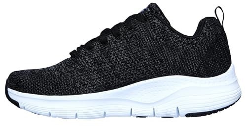 Skechers Mens Arch Fit Pa Trainers Runners Lace Up Black 8 (42)