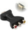 TopHomer Adaptador Hdmi, HDMI a RCA Rotor, Convertidor HDMI a AV, HDMI a Old TV Lotus Head, Convertidor HDMI para Adaptador De Audio Y Vídeo