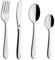 Grunwerg Windsor Carded 4-Piece Children’s Cutlery Set 4CHDSTWDR/C, 18/0 Stainless Steel, Silver
