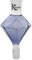 Molassefänger Diamant Design 18/8 aus Glas Vorkühler-Aufsatz Wasserpfeife Shisha Zubehör (Diamantblau)