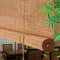 Indoor Bambusrollo-Outdoor Rollo Bambus-raffrollos-Sonnenschutz Rollläden-Bambus Jalousien-Retro Dekorative Vorhang-trennwände,für Terrassen/pergola Verwendet,Carbonized-110x120cm/43x47in