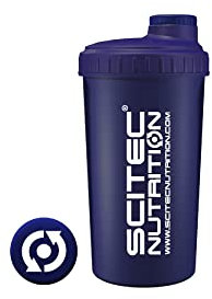 Scitec Nutrition Shaker, Shaker protéiné, sans BPA, 700 ml, Bleu Marine