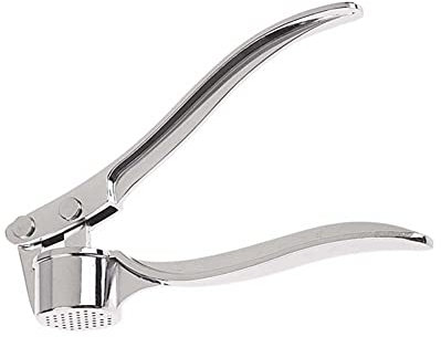 Mebamce Sturdy Alloy Garlic Press Crusher Garlic Mincer Set for Garlic Nuts Seeds Ginger