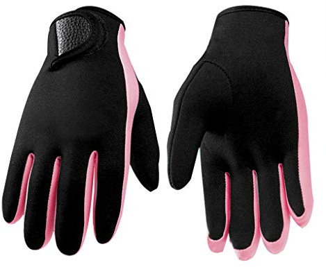 AfinderDE 1,5mm Neoprenen Tauchhandschuhe Wasserdicht Anti-Rutsch Elastische Tauchen Gloves Neoprenhandschuhe Thermohandschuhe Schwimmen Handschuhe für Tauchen Surfen Schnorcheln Kajakfahren