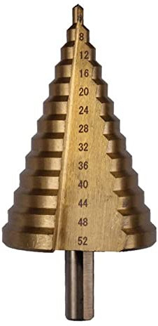 NUSHKI 4-52mm HSS Titane Surface Étape Foret Pour Bois Métal Matériaux Durs Trou Poignée Outil De Forage De Noyau