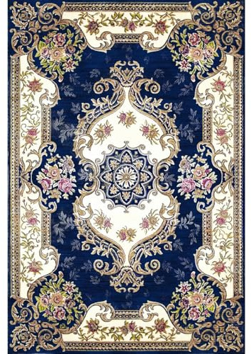 Mani Textile - Orientteppich, Blau, Maße: 200 x 300 cm