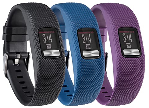 honecumi Ersatz für Garmin vívofit 4 Armband für Herren Damen, Silikon Ersatzarmband Buntes Klassisch Verstellbares Sport Uhrenarmband Zubehör für Garmin vivofit 4 Sport Band- S/L