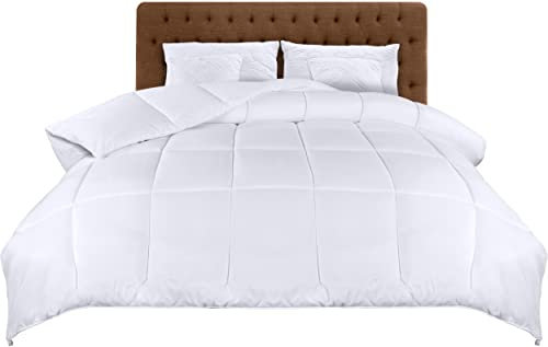 Utopia Bedding Bettdecke 180 x 200 cm, leichte Bettdecke mit Polyesterfüllung für 4 Jahreszeiten, Mikrofaser, für 1 Person (weiß)