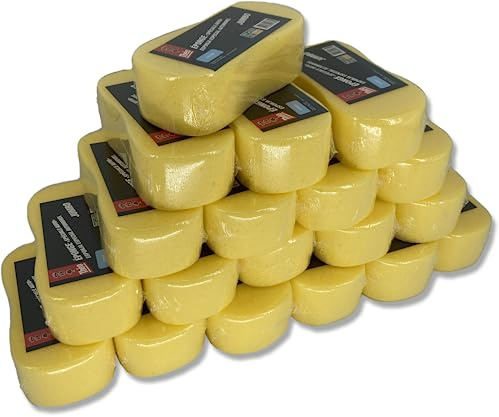 Lot de 20 Eponges Jumbo - Eponge de Lavage Voiture - Entretien Voiture - Eponge Voiture - Eponge Moto, SUV, Camping-Car...