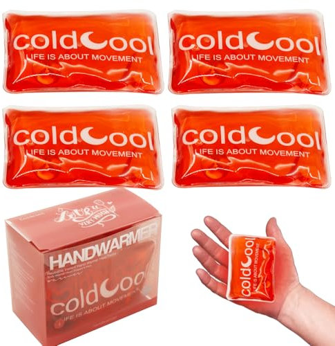 Coldcool Wiederverwendbare Snap Heat Pack, Handwärmer klick, Pouch Gel Handwärmer Long Lasting Warmth für Camping, Outdoor