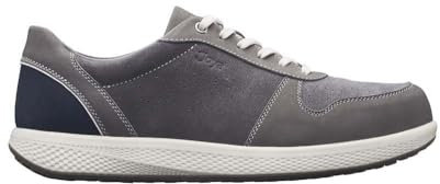 JOYA Sven Grey II, Sneaker für Herren, Schuhe mit Nubuk- und Wildleder-Obermaterial, grau, 42 1/3