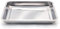 Generic Stainless Steel Oven Tray-Roasting Dish-Sheet PAN (45 cm x 35cm x 4.8cm, Silver) - Non-stick, Even Heat Distribution