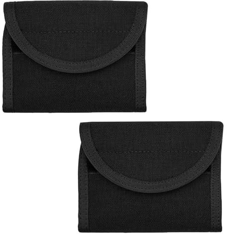 2 Stück Gürtel Handschuhtasche, Latex Handschuh Einweg Handschuhhalter, Doppelte Handschuhtaschen für 5,7 cm Dienstgürtel