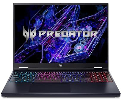 Acer Predator Helios Neo 16 (PHN16-72-90NP) Gaming Laptop | 16 WQXGA 240Hz Display | Intel Core i9-14900HX | 32 GB RAM | 1 TB SSD | NVIDIA GeForce RTX 4060 | Windows 11 | QWERTZ Tastatur | schwarz