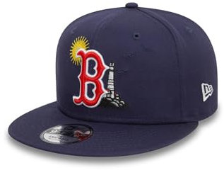 New Era MLB Summer Icon 9Fifty Snapback Cap Boston RED SOX Dunkelblau, Size:S/M