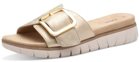 s.Oliver Damen Pantoletten mit Plateau Vegan