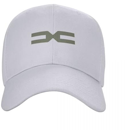 Neutrale atmungsaktive Dacia-Logo-Caps aus Reiner Baumwolle für Erwachsene Hip-Hop-Baseball-Cap aus Polyester Sonnenkappen Verstellbarer Angelhut Sommer personalisierte Geschenke