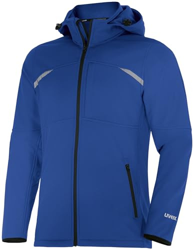 Uvex suXXeed Craft Softshelljacke - Herren Arbeitsjacke mit ergonomischer Passform - wasserdicht 8.000 mm - mit Kapuze
