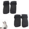 4PCS Cat Claw Covers Soft and Comfortable Breathable Safety Protection Cat Shoes Safe and Durable Washable and Reusable Adjustable Anti Scratch Cat Boots for Bathing Shaving Treatment Checking