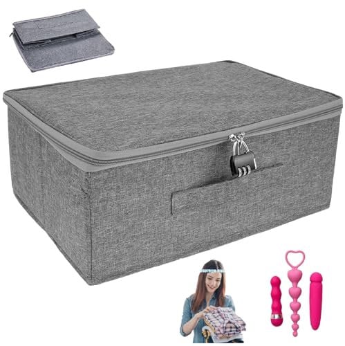 Caja de almacenamiento con bloqueo ultra segura bolsa de almacenamiento para juguetes sexuales organizador de juguetes para adultos bolsa de juguetes sexuales bolsa de almacenamiento