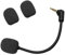 CLANMOU Microphone Replacement for Kingston HyperX Cloud Flight/Flight S Gaming Headset, 3.5mm Detachable Mic Boom on PC PS5 PS4 Xbox Series X/S