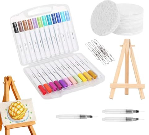 Genérico Kit De Pintura Mágica Inflable | Set De Pintura Con Textura De Espuma 3D | Papel Con Textura De Espuma Mágica | Set De Pintura Interactiva Para Manualidades En Casa Y Escuela