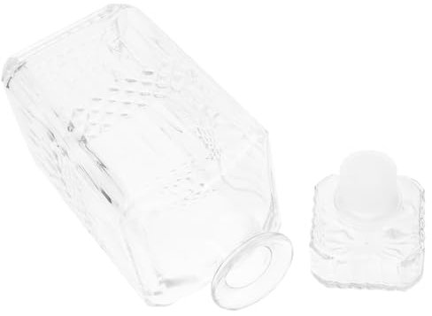 TOPPERFUN Dekanter Rotweinflasche Weindekanter Belüften Luftdichter Behälter Spender Belüfter Wein Likör Dekanter Unzerbrechlich Alkohol Edelstahl Belüfter Flaschen Buzz Glas Transparent