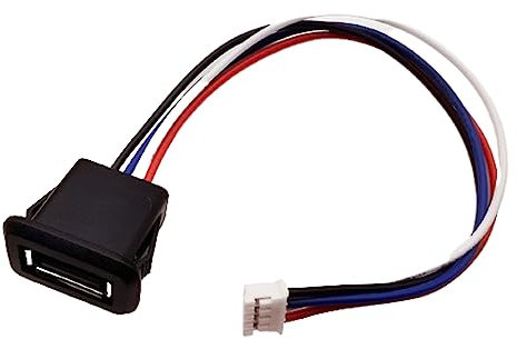 Klaisy 5XUSB FEMAND PLUG 2PIN BARE Kabel USB2.0 Ladeanschluss OF Instrument USB Geräte Installiert Ersetzen Sie Die Reparatur
