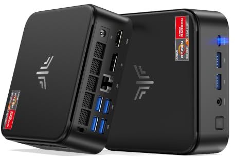 NiPoGi E3B Mini PC, AMD Ryzen 7 7430U 32GB DDR4 1TB M.2 SSD Windows 11 Pro