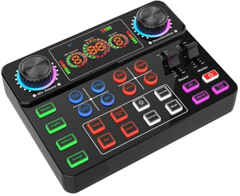 HWIREUIGT For Computer Recording Live Podcast Equipment V8spro Sound Card New Broadcast for DJ Disco Music Device