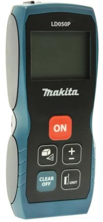 Makita Entfernungsmesser LD050P: 40m Messbereich, +/- 2mm Genauigkeit, Schwarz, Metall, IP54, Rangefinder