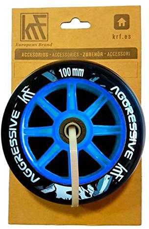 KRF The New Urban Concept AGR 100 mm 2 x Rollen Stunt Scooter + Kugellager ABEC, Schwarz, Einheitsgröße, Unica