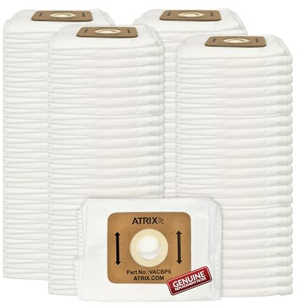 Atrix HEPA Filters, White, 100-pack