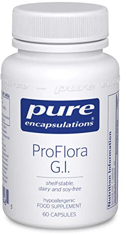 Pure Encapsulations ProFlora G.I. - Healthy Bacteria Blend for Gut Health - Dairy Free Supplement - 60 Capsules
