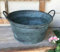 HFG Runde Deko-Pflanzschale D 28 cm Metall Pflanztopf Blumentopf Blumenschale Pflanzwanne