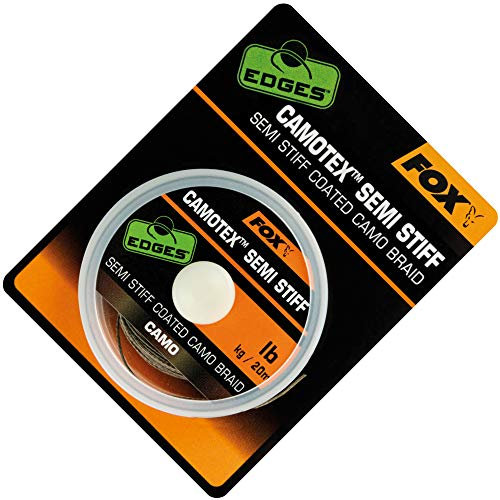 Fox Camotex Semi Stiff Coated Camo Braid 20m - Vorfachschnur, Tragkraft:25lbs/11.4kg