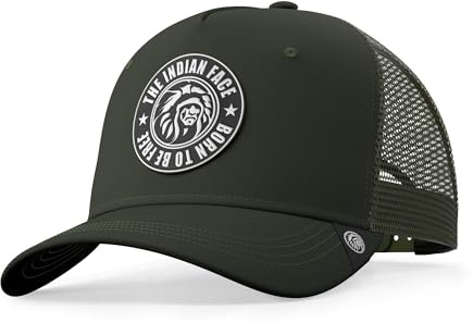 The Indian Face Unisex Born to Be Free Baseball Kappe, Vert, One Size