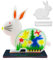 VALICLUD Silikonform Ostern Tischdeko Osterhase Form Silikon Osterhase DIY Schokolade Basteln