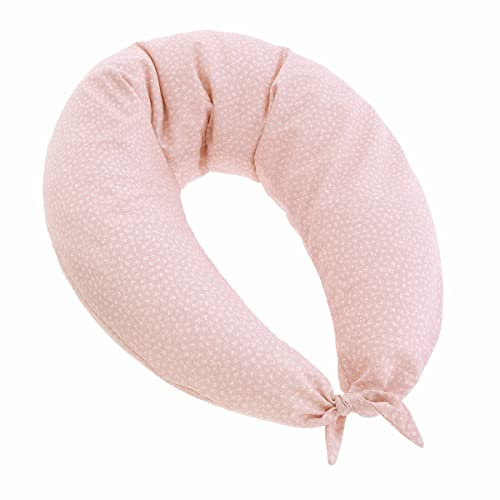 Cambrass - Cuscino Allatamento Luna 80X185X16 Cm Liberty Rosa