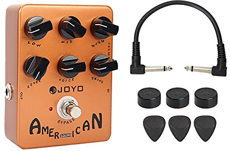 Cyllde Verzerrungspedal Akustische analoge Simulation E-Gitarren-Effektgerät Pedal Gitarren-Crunch, Metal-Zone-Pedal