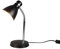 Retro Schwanenhals Schreibtischlampe Schwarz & Chrom Höhe 33cm