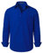 PARKLEES Men's Regular Fit Dress Shirt Solid Wrinkle-Free Long Sleeve Casual Business Button Up Shirts with Pocket PZSSCL05-Royal Blue L