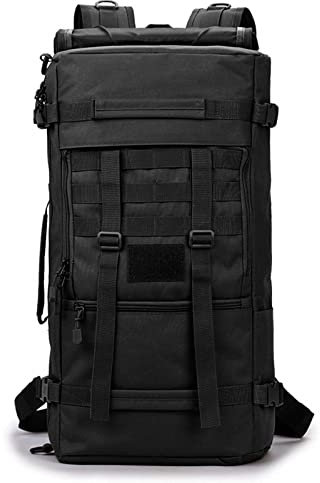 Trekkingrucksack Rucksack 55L Outdoor Herren Notfallrucksack Fluchtrucksack Backpack Kampfrucksack leichte Reiserucksack Wanderrucksack Damen Backpacker Camping Klettern robust und langlebig Unisex