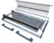 Scolapiatti da Incasso 86 cm in Acciaio Inox AISI 430 con Vaschetta Raccogli Gocce e Telaio Regolabile – Made in Italy – Completo di Staffe e Supporti per il Montaggio